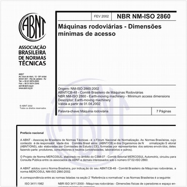 NBRNM-ISO2860 de 02/2002