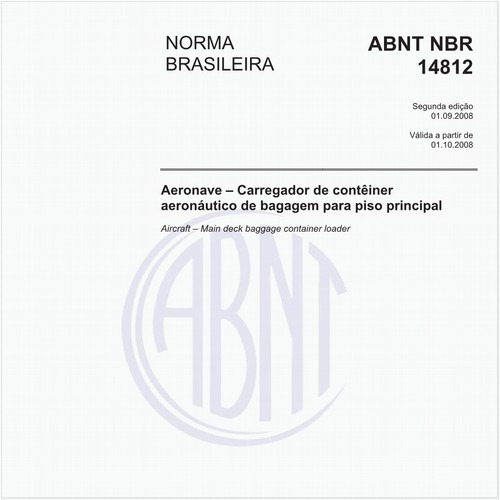 Aeronaves - Carregador de contêiner aeronáutico de bagagem para piso principal