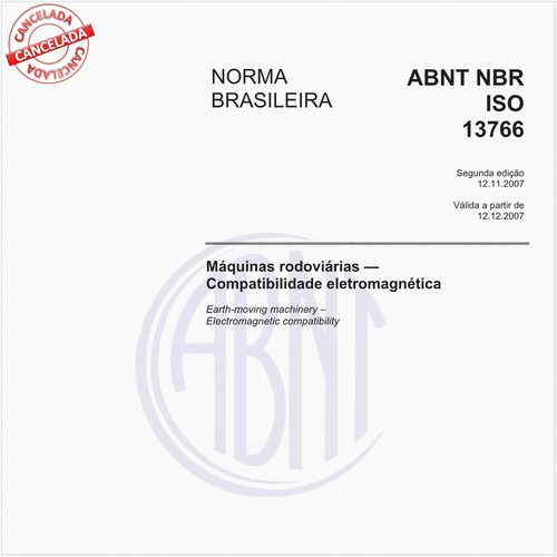 Máquinas rodoviárias - Compatibilidade eletromagnética