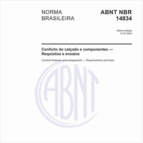 Conforto do calçado e componentes — Requisitos e ensaios