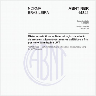 NBR14841 de 03/2015
