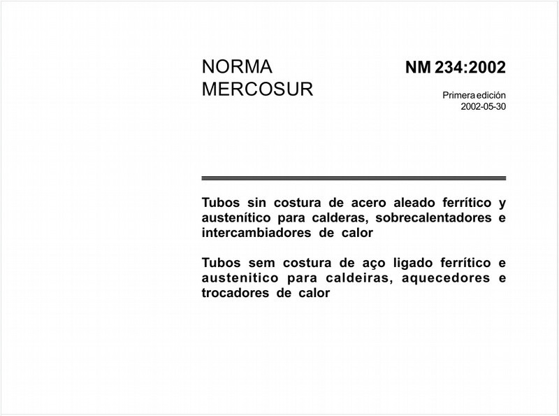 Tubos sem costura de aço ligado ferrítico e austenítico para caldeiras, aquecedores e trocadores de calor