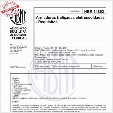 NBR14862 de 05/2002