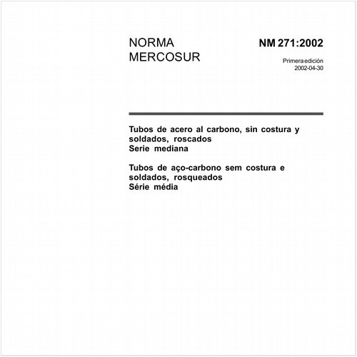 Tubos de aço-carbono sem costura e soldados, rosqueados - Série média