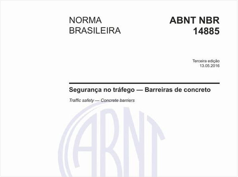 Segurança no tráfego - Barreiras de concreto