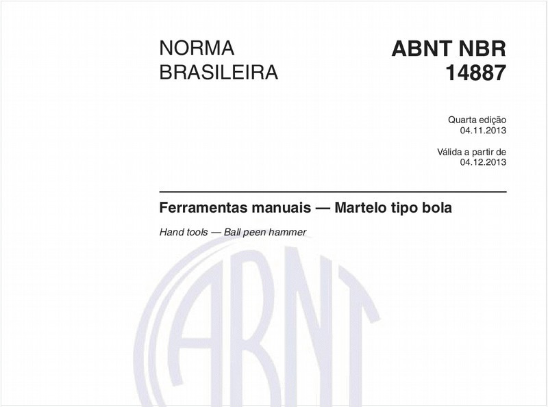Ferramentas manuais — Martelo tipo bola