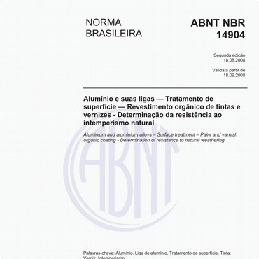 NBR14904 de 08/2008