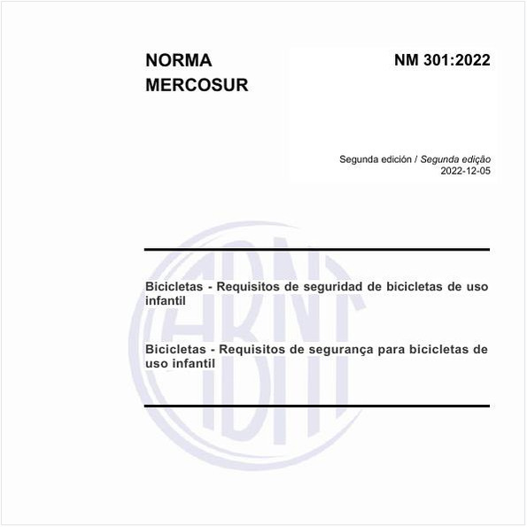 Bicicletas - Requisitos de segurança para bicicletas de uso infantil