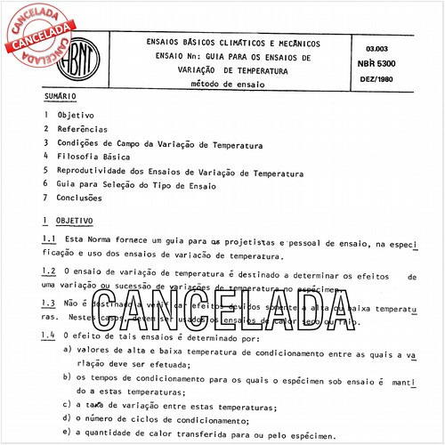Ensaios básicos climáticos e mecânicos - Ensaio Nn: Guia para os ensaios de variação de temperatura
