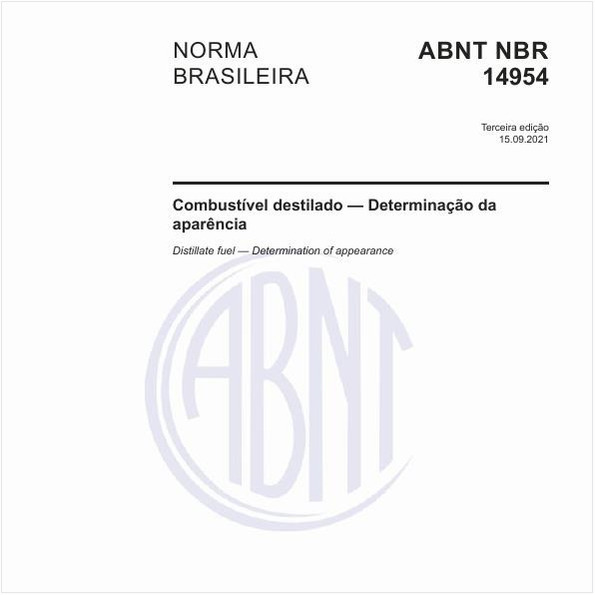 Combustível destilado - Determinação da aparência