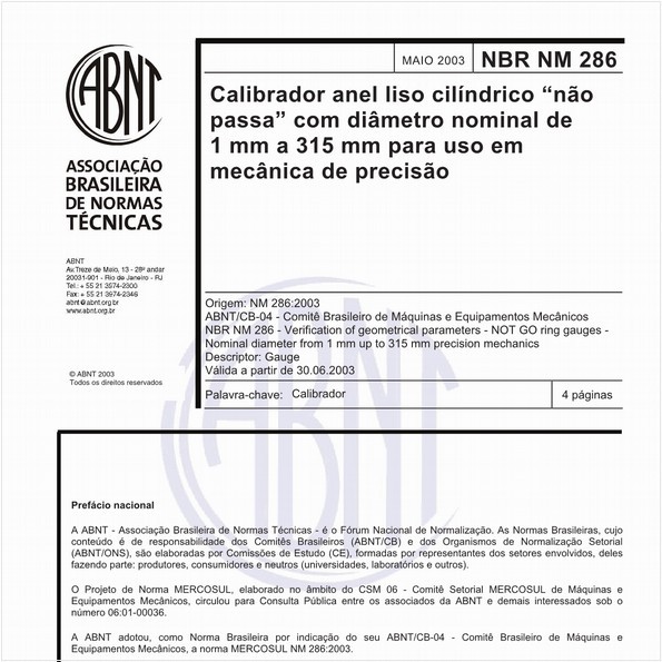 NBRNM286 de 05/2003