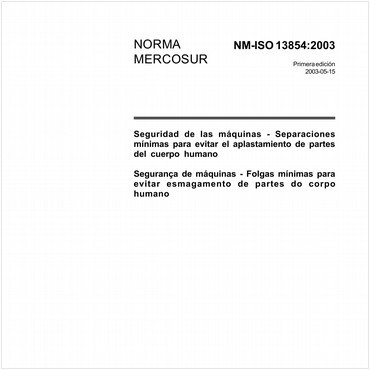 NM-ISO13854 de 05/2003