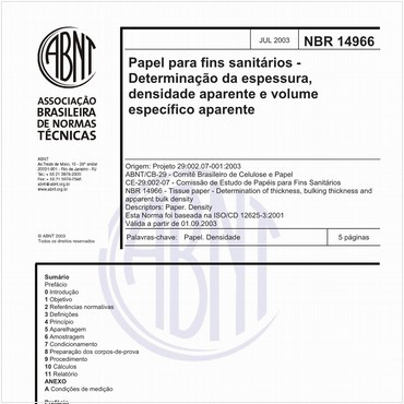 NBR14966 de 07/2003
