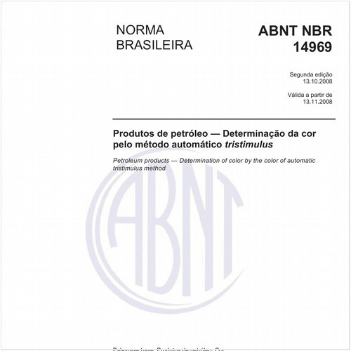 Produtos de petróleo - Determinação da cor pelo método automático tristimulus