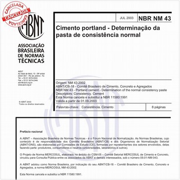 NBRNM43 de 07/2003
