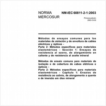 NM-IEC60811-2-1 de 09/2003