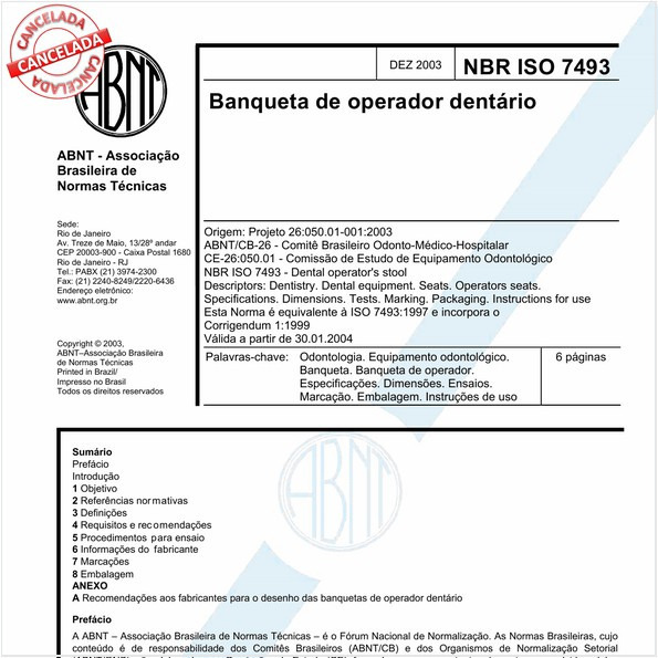 Banqueta de operador dentário