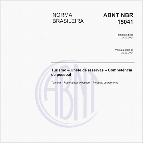 Turismo - Chefe de reservas - Competência de pessoal