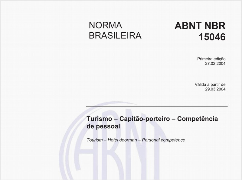 Turismo - Capitão-porteiro - Competência de pessoal
