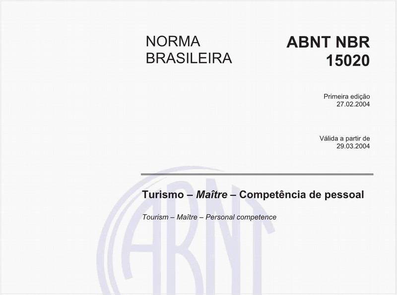 Turismo - Maître - Competência de pessoal