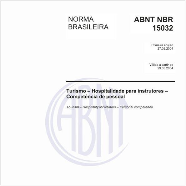 Turismo - Hospitalidade para instrutores - Competência de pessoal