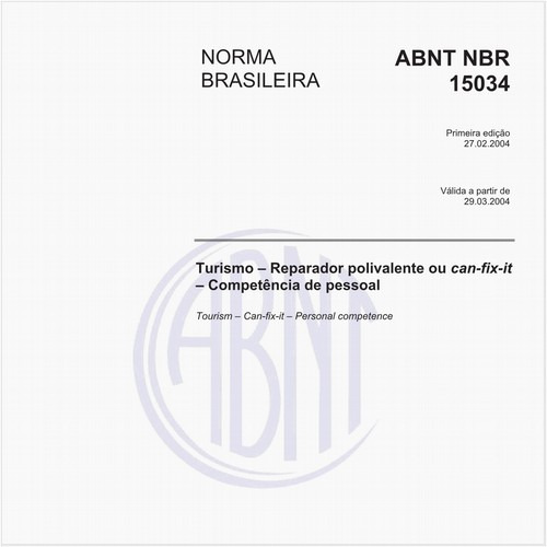 Turismo - Reparador polivalente ou can-fix-it - Competência de pessoal