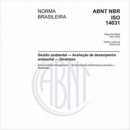 Gestão ambiental - Avaliação de desempenho ambiental - Diretrizes