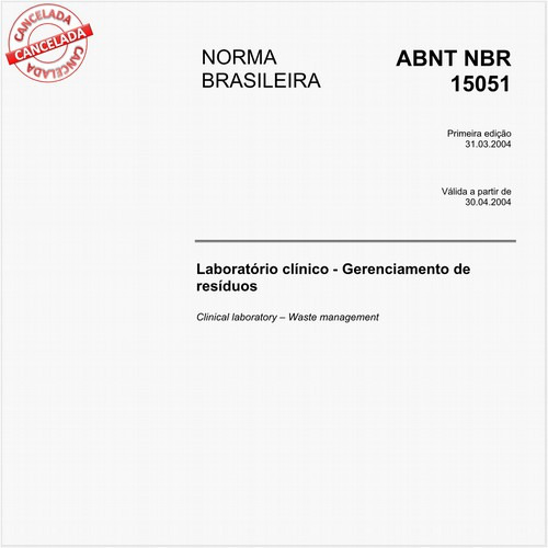 Laboratórios clínico - Gerenciamento de resíduos
