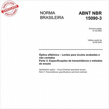 NBR15090-3 de 05/2004