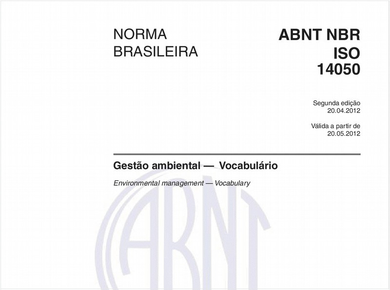 Gestão ambiental — Vocabulário