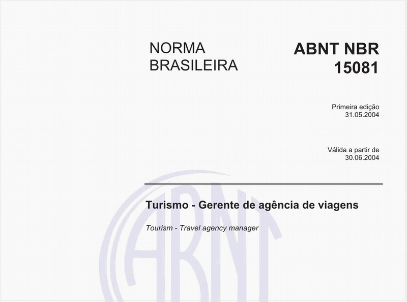 Turismo - Gerente de agência de viagens