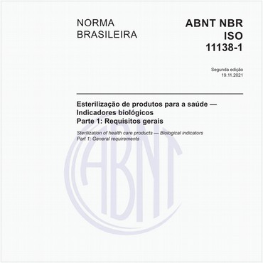 NBRISO11138-1 de 11/2021
