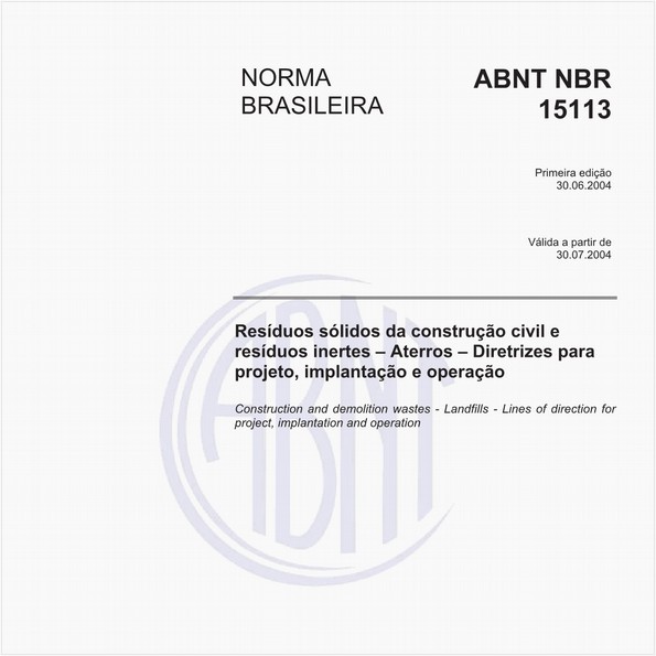 NBR15113 de 06/2004