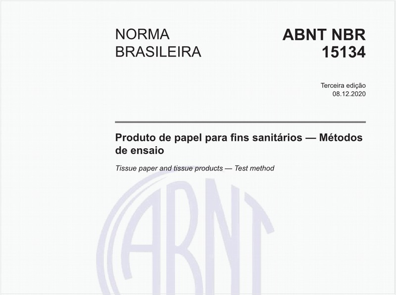 Produto de papel para fins sanitários - Métodos de ensaio