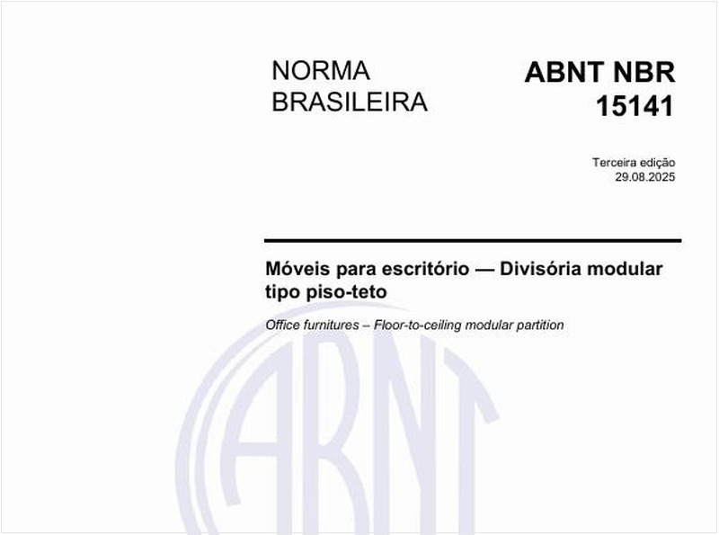 Móveis para escritório - Divisória modular tipo piso-teto