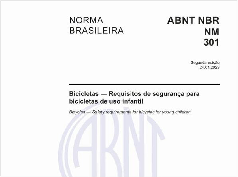 Bicicletas — Requisitos de segurança para bicicletas de uso infantil