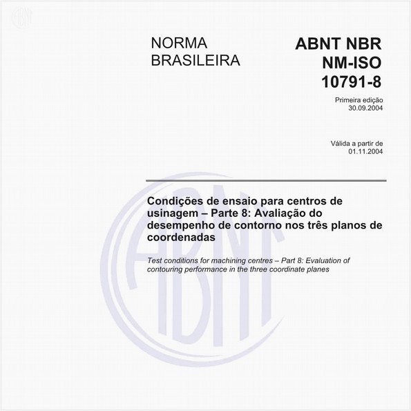 NBRNM-ISO10791-8 de 09/2004