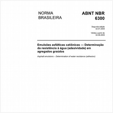 NBR6300 de 07/2009