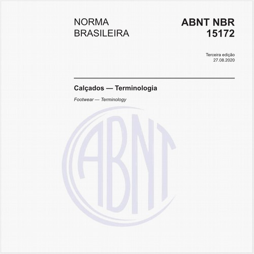 Calçados — Terminologia