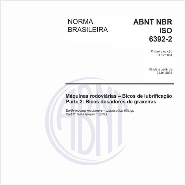 Máquinas rodoviárias - bicos de lubrificação - Parte 2: Bicos dosadores de graxeiras