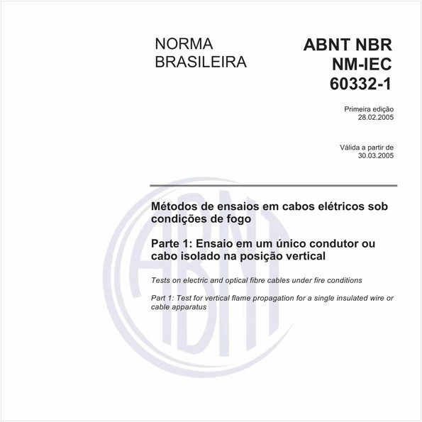 NBRNM-IEC60332-1 de 02/2005