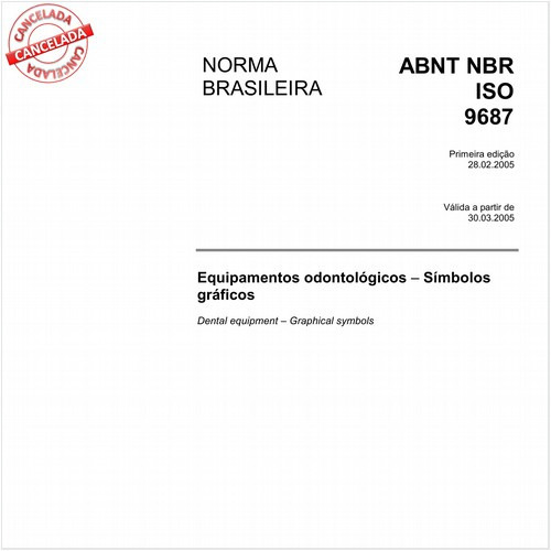 Equipamentos odontológicos - Símbolos gráficos