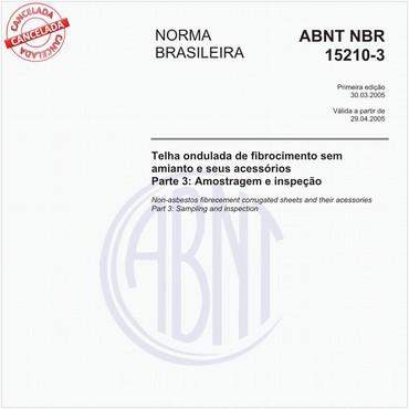 NBR15210-3 de 03/2005