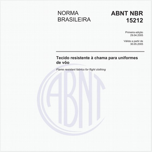 Tecido resistente à chama para uniformes de vôo