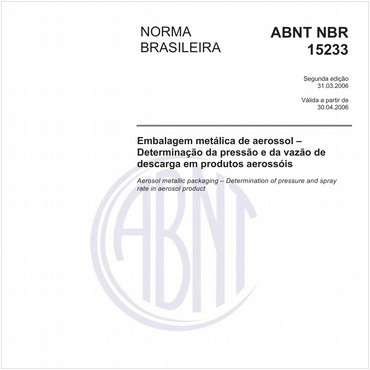 NBR15233 de 03/2006