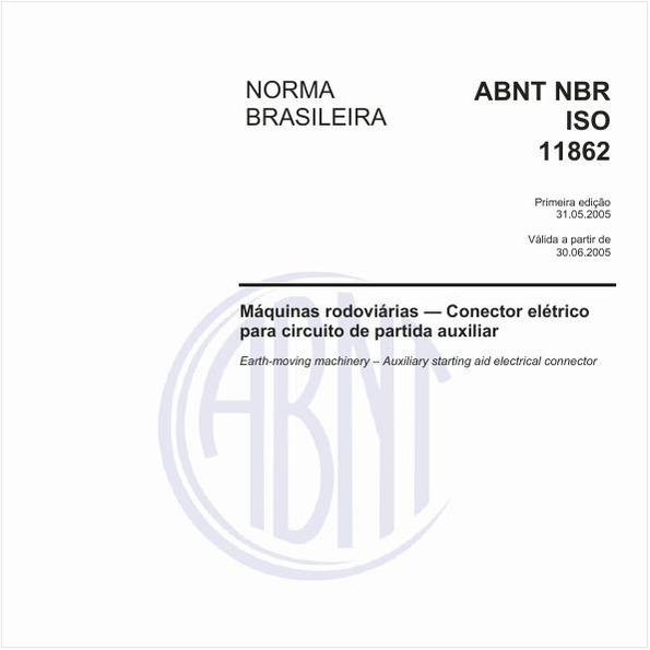 Máquinas rodoviárias - Conector elétrico para circuito de partida auxiliar
