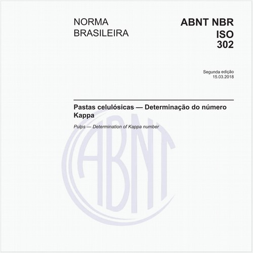 Pastas celulósicas - Determinação do número Kappa