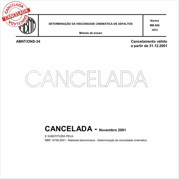 Determinação da viscosidade cinemática de asfaltos