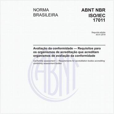 NBRISO/IEC17011 de 01/2019
