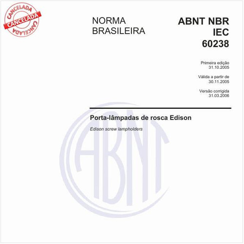 Porta lâmpadas de rosca Edison
